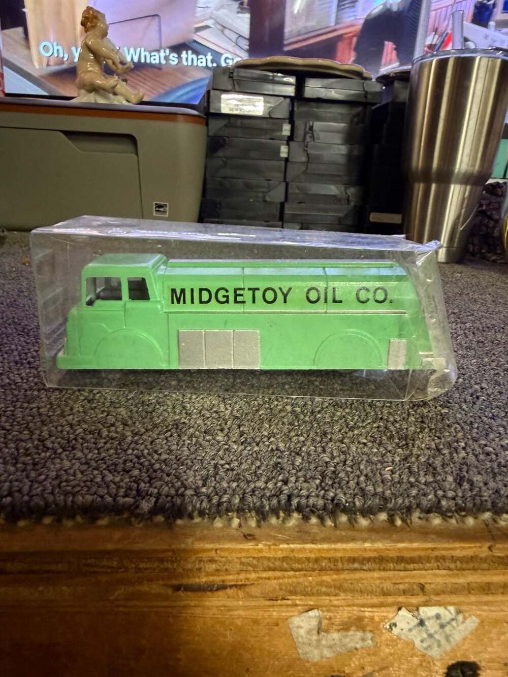 Vintage Midgetoy Oil Co. Diecast Tanker Truck, Rockford, IL